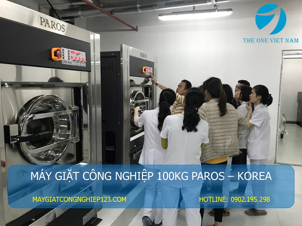 máy giặt 100kg paros